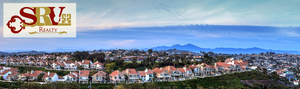 Lovely hillside homes on a quiet evening